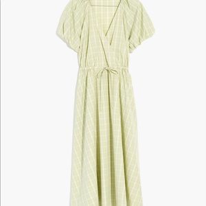 Madewell tie waist cotton dress